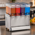 Thumbnail image #3 for Crathco Simplicity Bubbler CS-4E-16-290 R290 Mini-Quad 4-Bowl Pre-Mix Cold Beverage Dispenser, BPA-Free