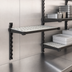 Thumbnail image #3 for Cambro Camshelving Elevation Wall Shelving Add-On Shelf Kit, 14 x 42 Inches, Vented, Brushed Graphite