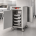 Thumbnail image #3 for Metro C5 6 Series Half-Height Mobile Pass-Thru Heated Holding Cabinet with Combination Doors and Universal Wire Slides