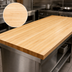 Thumbnail image #3 for Boos Block 132-Inch x 25-Inch Full-Length Rail Edge Grain Maple Kitchen Countertop with Varnique Finish