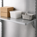 Thumbnail image #3 for Eagle Group SS1848G 48 in. x 18 in. Solid Galvanized Shelf with Marine Edge