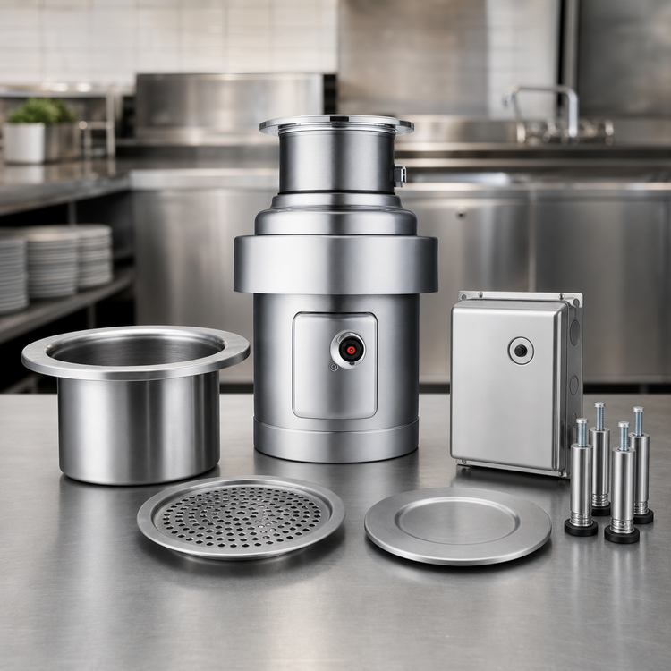 Product image #3 for InSinkErator SS-200 2 HP Medium-Capacity Complete Food Waste Disposer Package with 15-Inch Bowl and CC-101 Control Center