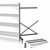Thumbnail image #3 for Metro SmartLever 76.38 Inch High Cantilevered Shelving Add-On Unit Kit for 36 Inch W x 24 Inch D Shelves