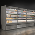 Thumbnail image #3 for Howard-McCray 35E Series 63-Inch Remote Dairy Open Merchandiser with LED Lighting, Stainless Steel