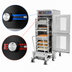 Thumbnail image #3 for FWE Clymate IQ Mobile Heated Holding Cabinet for Combi-Companion Racks, 1-Door, Stainless Steel