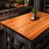 Thumbnail image #3 for Boos Block American Cherry Edge Grain Kitchen Countertop, 120 x 48 x 1-3/4 Inch, Penetrating Oil Finish