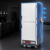 Thumbnail image #3 for Metro C5 3 Series Full-Height Combination Heated Holding and Proofing Cabinet with Dutch Solid Doors, Blue Insulation Armour