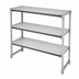 Thumbnail image #3 for Cambro Camshelving Elements XTRA 21-Inch x 48-Inch 4-Shelf Solid Universal Shelf Kit, Speckled Gray