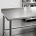 Thumbnail image #3 for Eagle Deluxe Series Stainless Steel Work Table with 4-1/2-Inch Backsplash, 30 x 24 Inches
