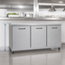Thumbnail image #3 for Kelvinator Commercial 72-Inch Wide 3-Section ADA Undercounter Refrigerator, Solid Doors, Rear-Mounted Self-Contained