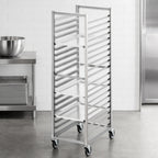 Thumbnail image #3 for Channel Manufacturing 404S Mobile Stainless Steel End-Load Bun Pan Rack, 10-Pan Capacity