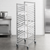 Thumbnail image #3 for Mobile All-Welded Stainless Steel End-Load Bun Pan Rack, 10-Pan Capacity