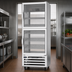 Thumbnail image #3 for Beverage-Air RID18HC-HG Pass-Thru Reach-In Refrigerator, 18.38 Cu. Ft., 4 Half-Glass Hinged Doors, Bottom-Mount Self-Contained
