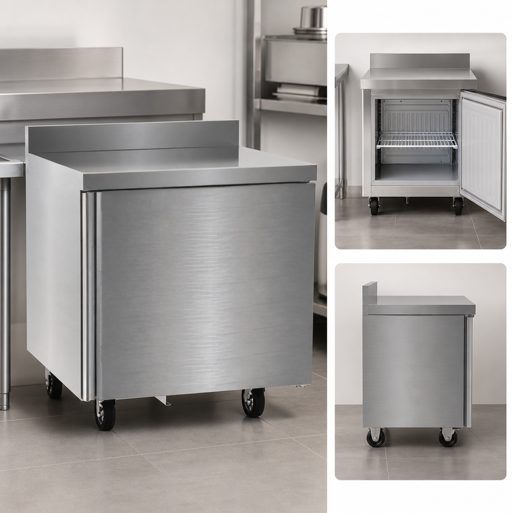 Product image #3 for Delfield ST4532NP One-Section Undercounter Worktop Freezer with 1 Door and 4-Inch Backsplash