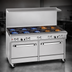 Thumbnail image #3 for Southbend Ultimate 60-Inch Gas Restaurant Range with 8 Open Burners and 2 Standard Ovens