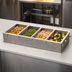 Thumbnail image #3 for Vollrath Four-Well Electric Drop-In Hot Food Well, Full-Size Pan Capacity, Wet Operation, 240V