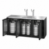 Thumbnail image #3 for Hoshizaki DD80-S 80-Inch Three-Section Direct Draw Draft Beer Cooler