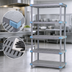 Thumbnail image #3 for Quantum Millenia Gray Polymer Stationary Starter Shelving Unit, 30
