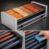Thumbnail image #3 for Roll-A-Grill 33-Hot-Dog Slanted GripsIt Hot Dog Roller Grill, 230V