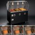 Thumbnail image #3 for Vollrath 2-Series Affordable Portable 3-Well Hot Food Station with Lighted Buffet Breath Guard and Open Storage Base