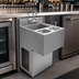 Thumbnail image #3 for BK Resources UBB-21-SSP18-P-G Underbar Speed Station with Dump Sink, Glass Rinser, and Dipper Well