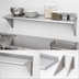 Thumbnail image #3 for Sapphire Manufacturing 60-Inch x 18-Inch Wall-Mounted Stainless Steel Shelf