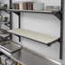 Thumbnail image #3 for Cambro Camshelving Elevation 24 x 30 Solid Wall Shelving Add-On Shelf Kit, Brushed Graphite