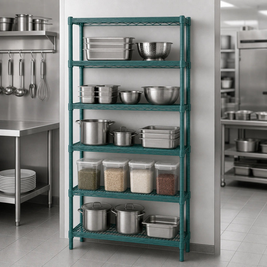 5-Tier Wire Shelving
