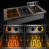 Thumbnail image #3 for Delfield Drop-In Electric Hot Food Well, 2-Pan, Wet/Dry, Individual Infinite Controls