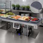 Thumbnail image #3 for Hatco CSSBFP-36-F Built-In Simulated Stone Flush-Top Cold Shelf, 36 Inch W x 15-1/2 Inch D, Electronic Controls, Self-Contained R-290 Refrigeration