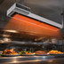 Thumbnail image #3 for Hatco Glo-Ray® High Watt Dual Infra-Black Unlighted Strip Heater, 60-Inch Wide, Aluminum