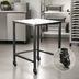 Thumbnail image #2 for Alto-Shaam Vector H/W Open-Base Stainless Steel Equipment Stand with Casters