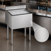 Thumbnail image #3 for CHOICE 36-Inch Stainless Steel Underbar Ice Bin, 24-Inch Deep, with Built-In 10-Circuit Cold Plate, 127 lb Capacity