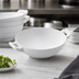 Thumbnail image #4 for American Metalcraft 82 oz White Round Melamine Bowl with Handles, 9-3/4 Inch Diameter