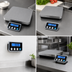 Thumbnail image #3 for Escali Large Square Portion Control Digital Scale, 13 lb, 4-In-1 Multi-Mount Display