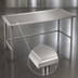 Thumbnail image #3 for Eagle Group Spec-Master Marine Series Stainless Steel Work Table, 72 x 24 Inches, Box Marine Edge