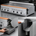 Thumbnail image #3 for Garland Master CG-72R 72-Inch x 24-Inch Countertop Gas Rear Drain Production Griddle