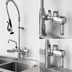 Thumbnail image #3 for Fisher Stainless Steel Pre-Rinse Add-On Faucet with 4-Inch Riser, Less Spout