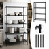 Thumbnail image #3 for Quantum 4-Shelf Stationary Wire Shelving Starter Kit, 36