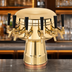 Thumbnail image #3 for Micro Matic Mushroom Countertop Air-Cooled 6-Faucet Polished Brass Draft Beer Tower