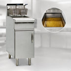Thumbnail image #3 for Imperial (Middleby) Spec Series IHR-F50 Heavy-Duty Range-Match Gas Floor Fryer, 50 lb. Capacity, Millivolt Controls, Stainless Steel