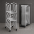 Thumbnail image #4 for Channel Standard Heavy-Duty Series Aluminum Nesting End-Load Bun Pan Rack, 7-Full-Size-Pan Capacity