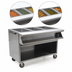 Thumbnail image #3 for Spec-Master Mobile Sealed Well Electric Hot Food Table with Open Front, 3 Wells, 48-Inch Wide