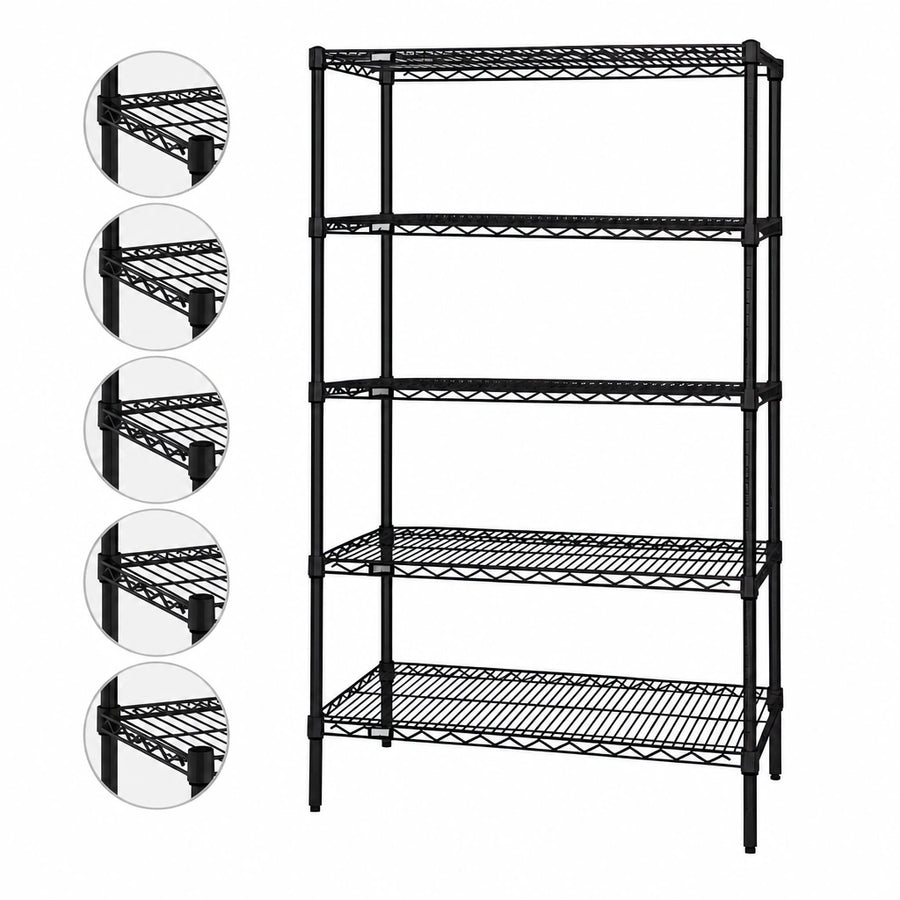 Five Shelves Included