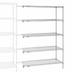Thumbnail image #3 for Metro Super Erecta 5-Shelf Add-On Wire Shelving Unit, 60W x 21D x 74H, Chrome Plated
