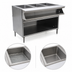 Thumbnail image #3 for Spec-Master Electric Sealed Well Hot Food Table, Open Front, 4-Well, 63-1/2 Inch Wide, 240V