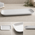 Thumbnail image #4 for Crave Collection Cloud Rectangular Melamine Platter, 12 x 7-1/8 Inch