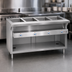 Thumbnail image #3 for Thurmaduke E-4-DLSS Electric 4-Pan Sealed Well Steamtable Unit with Cutting Board and Dish Shelf
