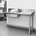 Thumbnail image #3 for Spec-Master Straight Soiled Dishtable with Pre-Rinse Sink, Basket Drain, and Right-to-Left Operation