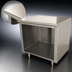 Thumbnail image #3 for Advance Tabco 36-Inch x 30-Inch Open Front Cabinet Base Work Table with 14 Gauge 304 Stainless Steel Top